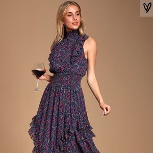 Lulus Evalina midi dress